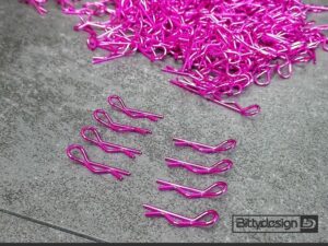 Bittydesign Body Clips 1/10 cars (8) Roosa