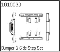 Absima Bumper & Side Step Set