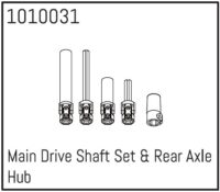 Absima Main Drive Shaft Set & Rear Axle Hub