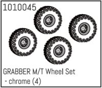 Absima GRABBER M/T Wheel Set - chrome (4)