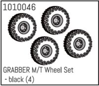 Absima GRABBER M/T Wheel Set - black (4)