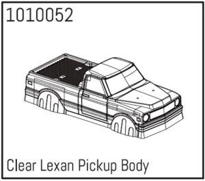 Absima Clear Lexan Pickup Body