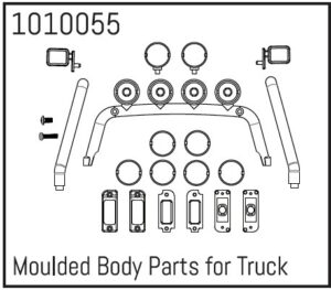 Absima Moulded Body Parts for Power Wagon