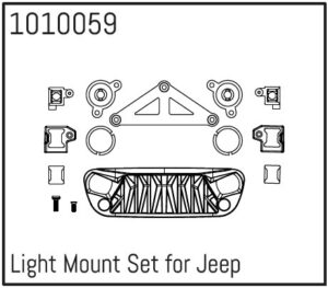 Absima Light Mount Set for Wrangler