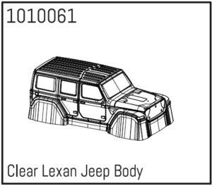 Absima Clear Lexan Wrangler Body