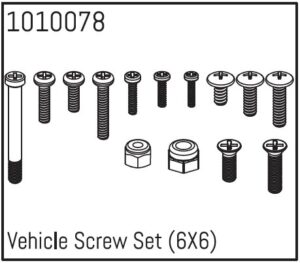 Absima Vehicle Screw Set (6X6)