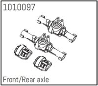 Absima Front/Rear Axle Set - PRO Crawler 1:18