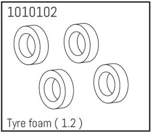 Absima 1.2" Tyre Foam - PRO Crawler 1:18 (4)