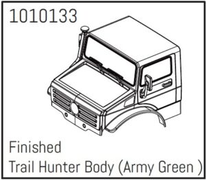 Absima T-Hunter PC Body Set (army green) - PRO Crawler 1:18