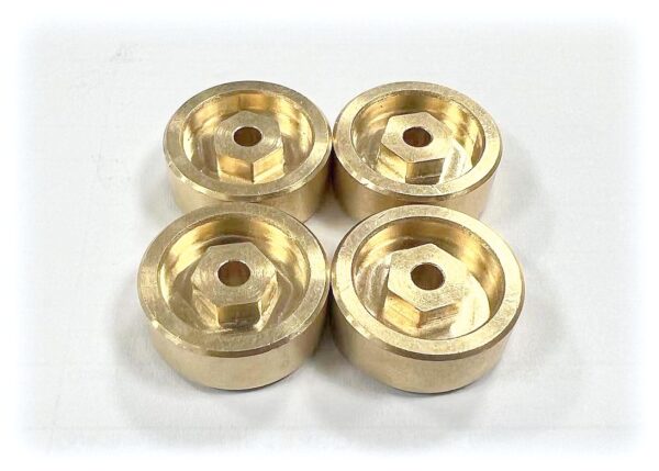 Absima Optional Brass Wheel Hex Hubs 11g - PRO Crawler (4)