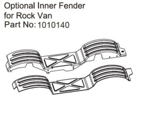 Absima Optional Inner Fender Rock Van