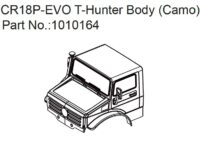 Absima T-Hunter PC Body (camo) - EVO 1:18