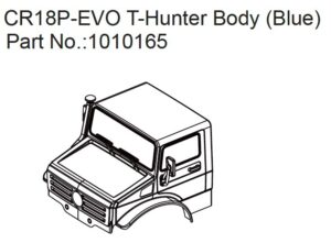 Absima T-Hunter PC Body (blue) - EVO 1:18