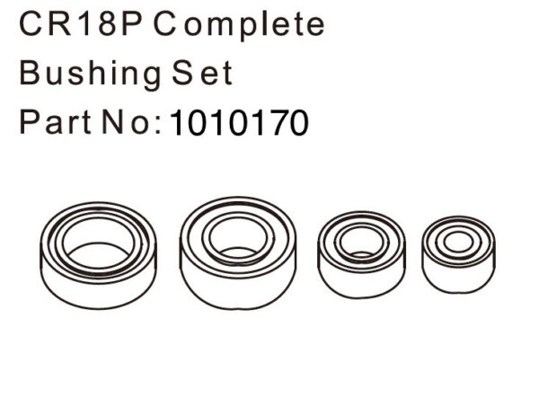 Absima Complete Bushing Set - EVO 1:18