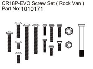 Absima Screw Set Rock Van - EVO 1:18