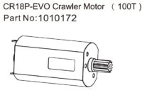 Absima 130 Crawler Motor (100T) - EVO 1:18