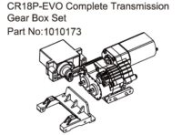 Absima Gear Box Harv./RV - EVO 1:18