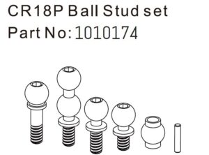 Absima Ball Stud Set - EVO 1:18