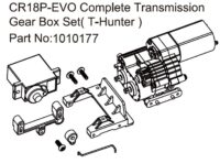 Absima Gear Box T-Hunter - EVO 1:18