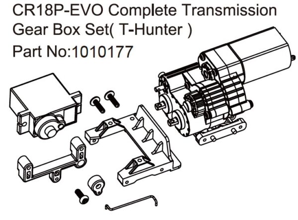 Absima Gear Box T-Hunter - EVO 1:18