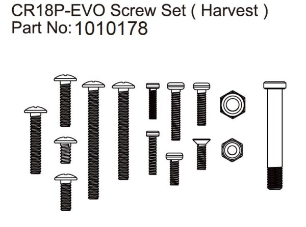 Absima Screw Set Harvest - EVO 1:18