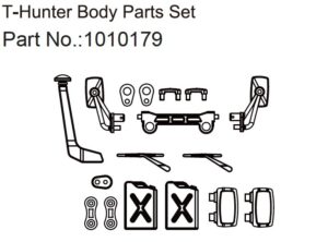 Absima Body Part Set T-Hunter - EVO 1:18