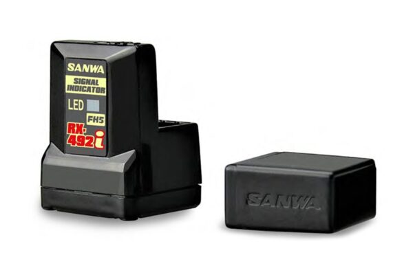 Sanwa RX-492i (FH5/FH5U) Waterproof Telemetry Built in Antenna Receiver w/Signal Indicator