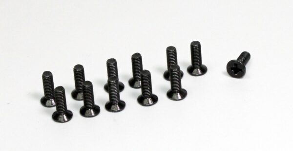 Absima Flat Cross Screw 3x10 (12) Buggy/Truggy