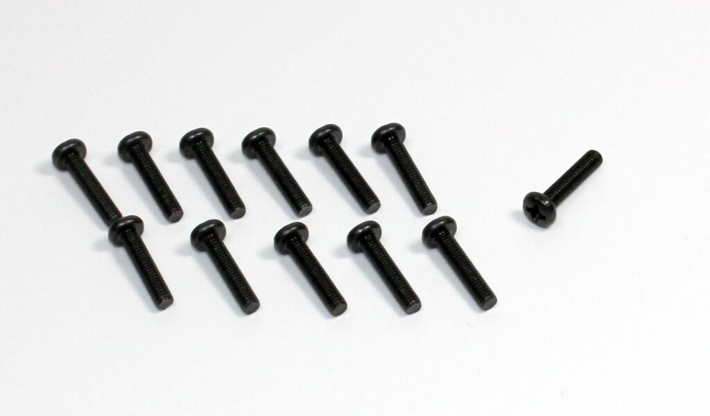 Absima Head Cross Screw 3x10 (12) Buggy/Truggy