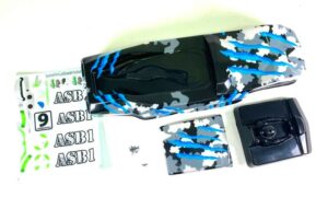 Absima Body camouflage/Blue Sand Buggy