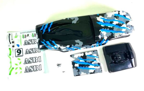 Absima Body camouflage/Blue Sand Buggy