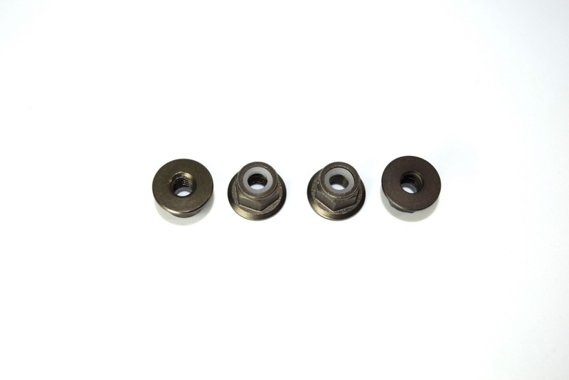 Aluminum nylon nut M4 (4) (1230235) Absima