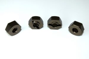 Absima Aluminum wheel hex hub (4) RTR/BL