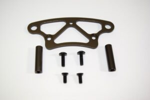 Absima Aluminum front bumper upper plate RTR/BL