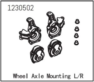 Absima Wheel Axle Mounting
