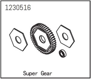 Absima Main Gear with Slipper Pads
