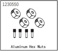 Absima Aluminum Hex Nuts (4)