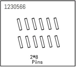 Absima Pins 2*8 (12)