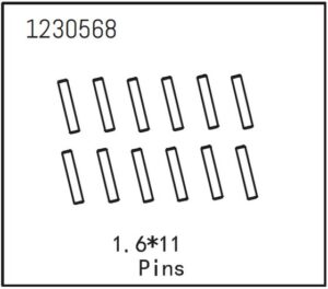 Absima Pins 1.6*11 (12)