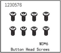 Absima Button Head Screw M3*6 (8)