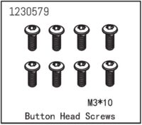 Absima Button Head Screw M3*10 (8)