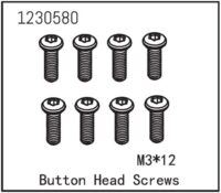 Absima Button Head Screw M3*12 (8)