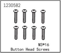 Absima Button Head Screw M3*16 (8)