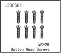 Absima Button Head Screw M3*25 (8)