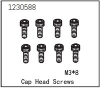 Absima Cap Head Screw M3*8 (8)