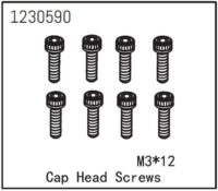 Absima Cap Head Screw M3*12 (8)