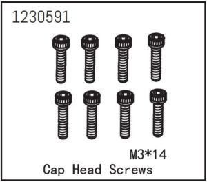 Absima Cap Head Screw M3*14 (8)