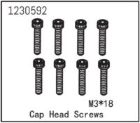 Absima Cap Head Screw M3*18 (8)