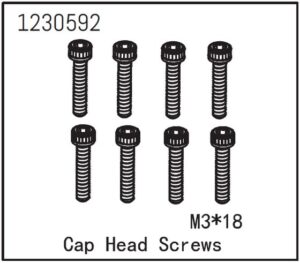 Absima Cap Head Screw M3*18 (8)