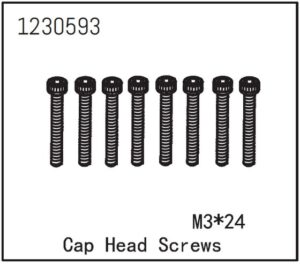 Absima Cap Head Screw M3*24 (8)